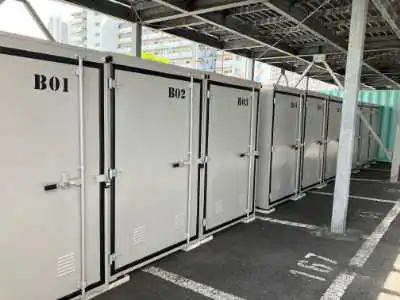 豊洲ベース　バイクコンテナ（吉田建材・枝川）