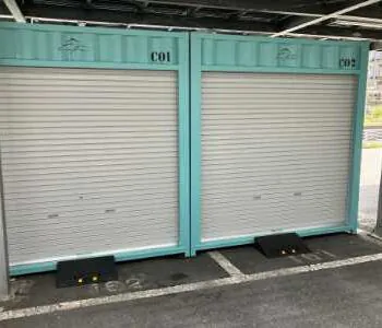 豊洲ベース　バイクコンテナ（吉田建材　枝川）