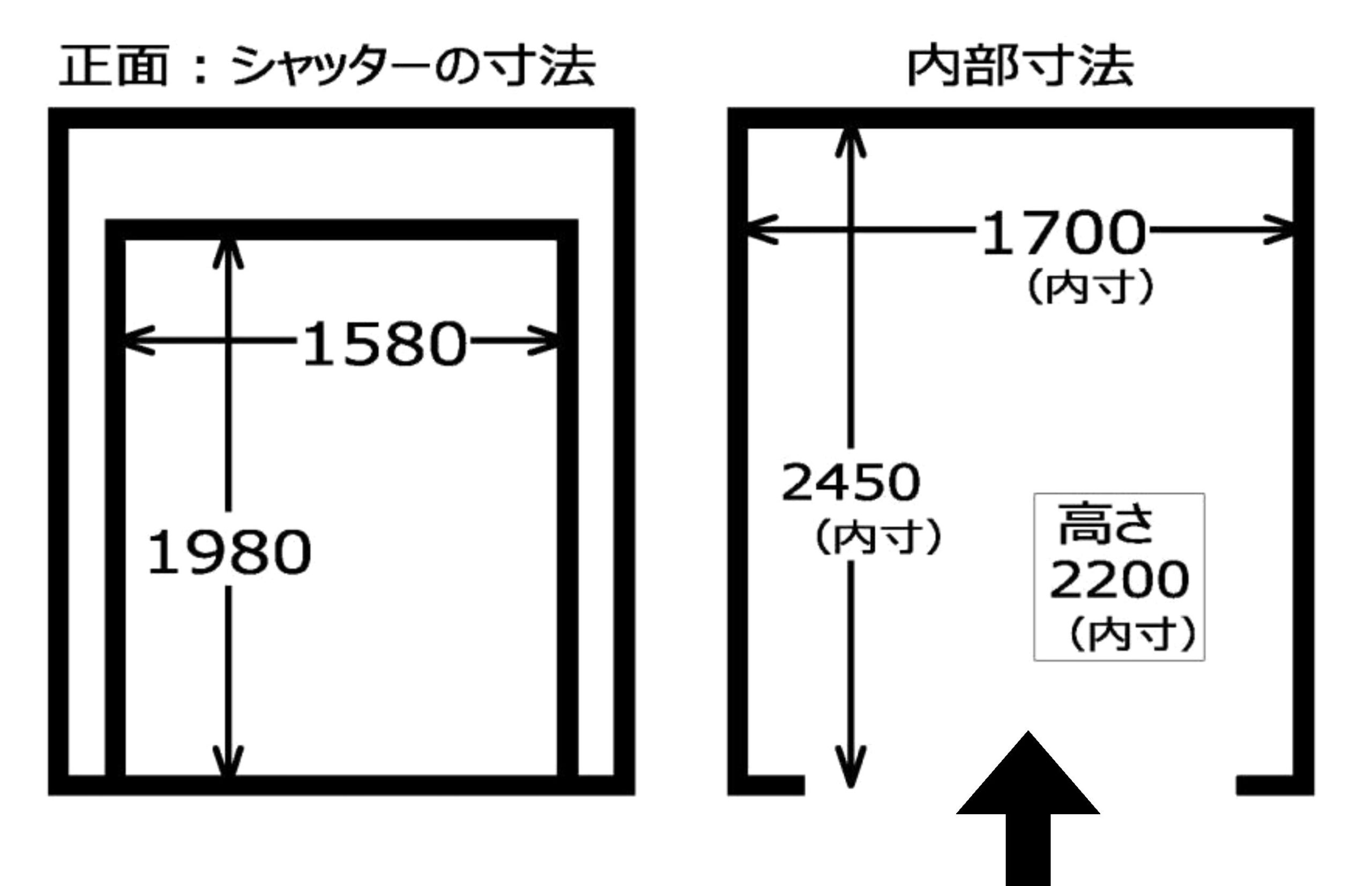 倉庫＆ガレージゲート枚方公園バイクガレージ