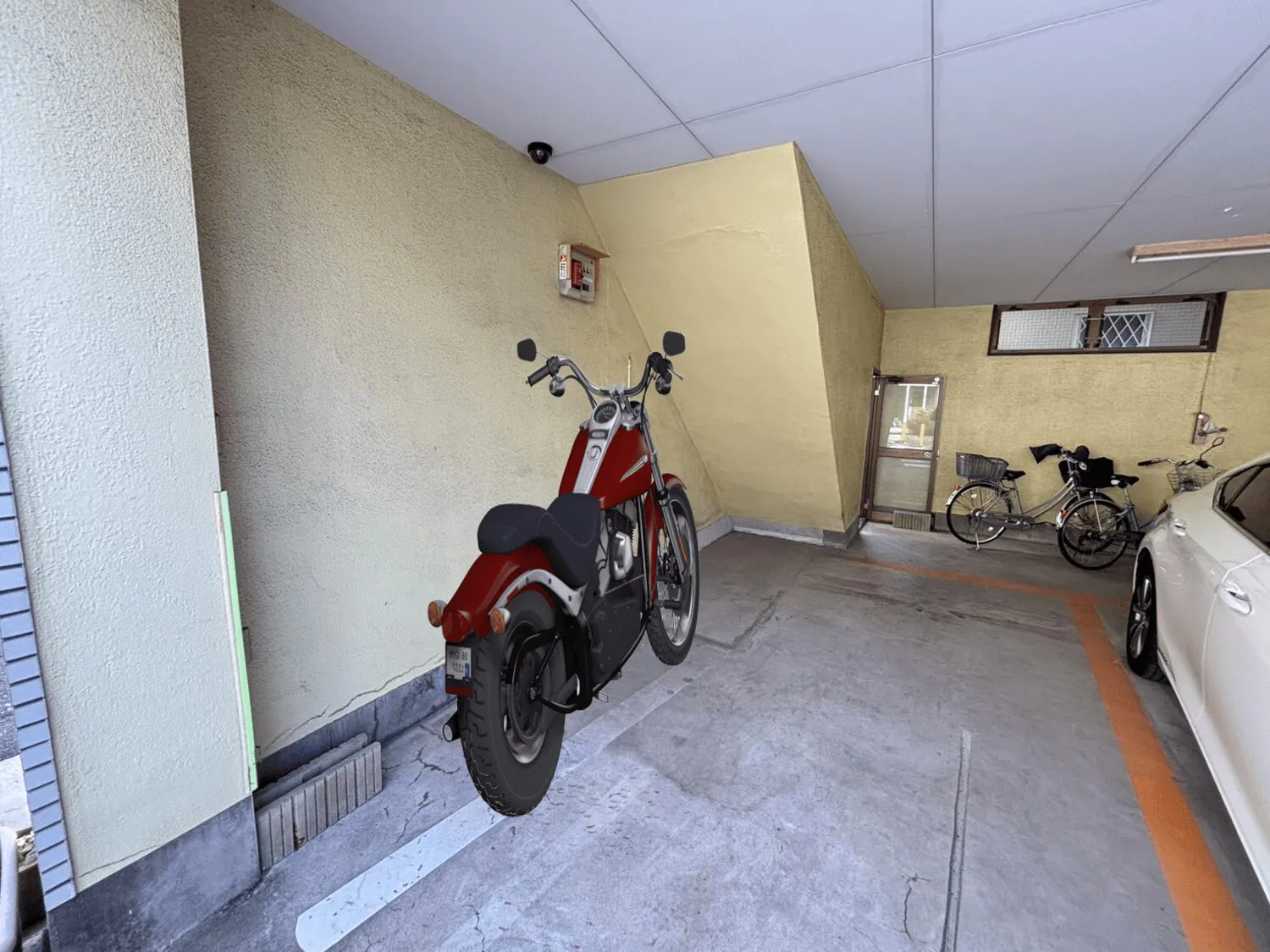 松島四丁目バイク駐輪場
