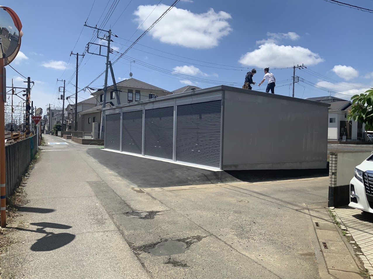 コスパガレージ幸手西（電源・照明・共用水栓付＋電気水道代込）