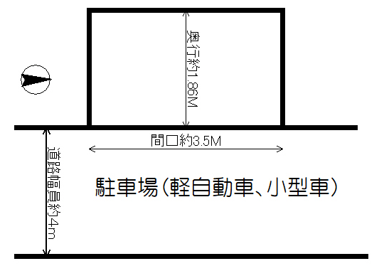 品川区中延２丁目駐車場兼バイク置き場（複数台可）