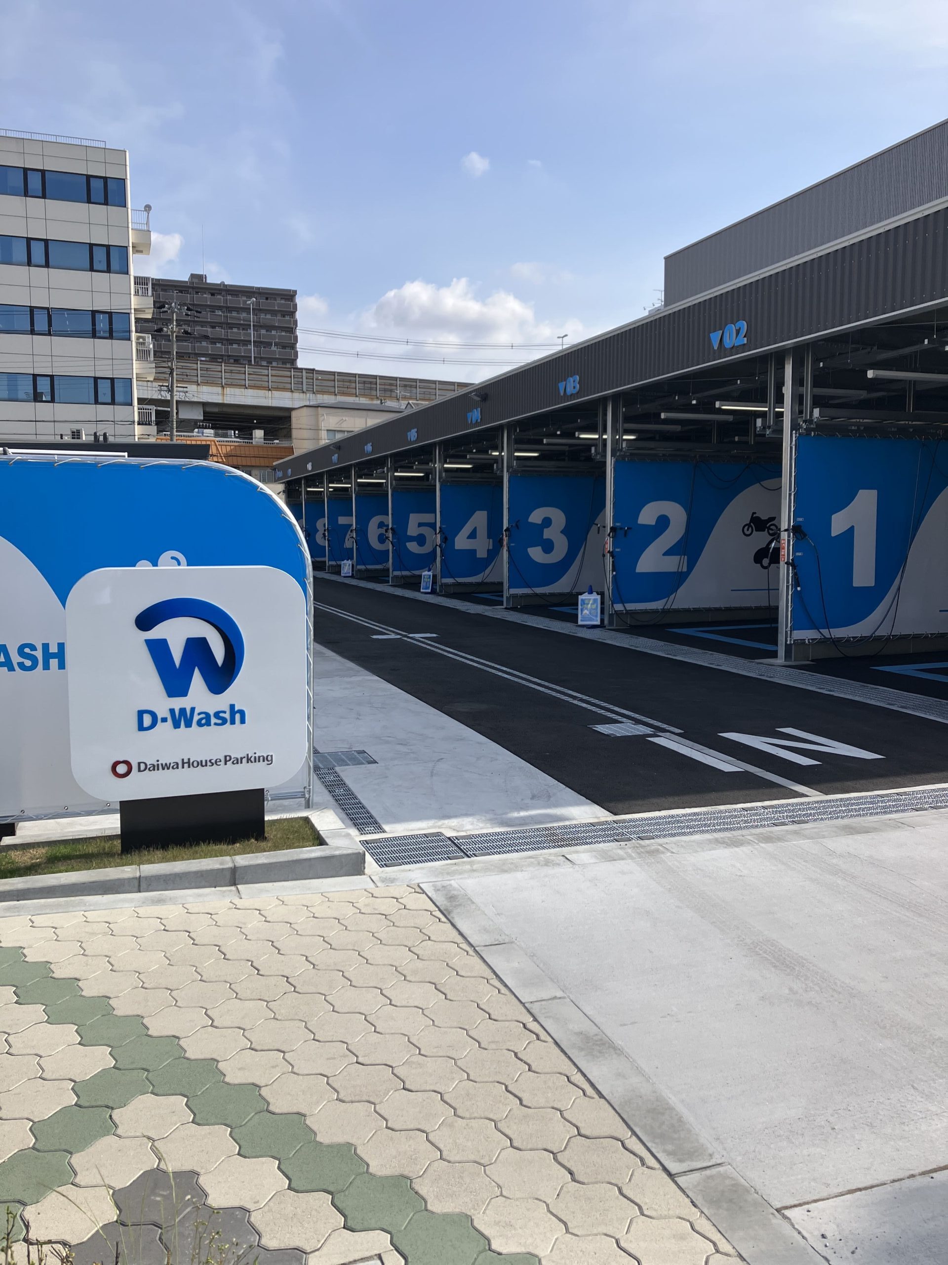 D-Wash平野南港通バイクガレージ