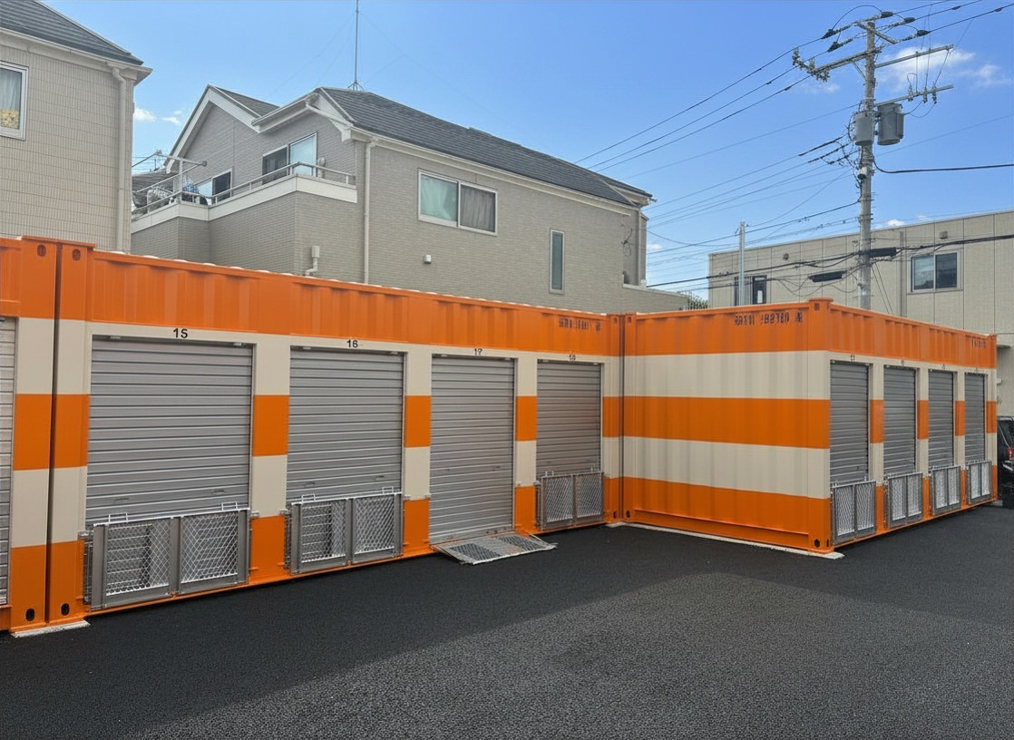 オレンジコンテナ足立扇